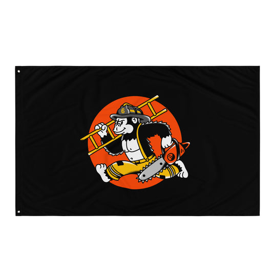 Mack the Ladder Monkey Flag