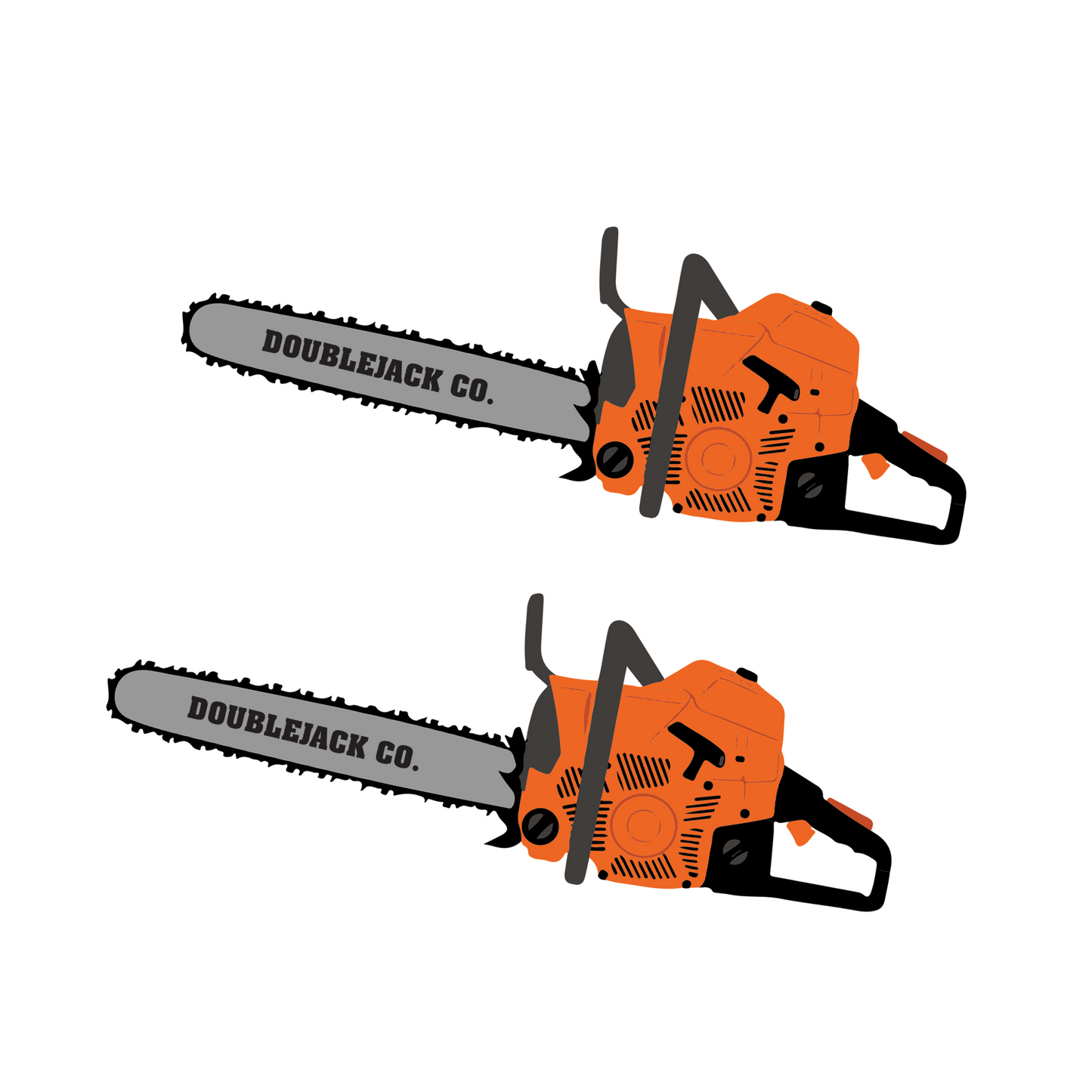 Chainsaw Victory Helmet Sticker "Pair"