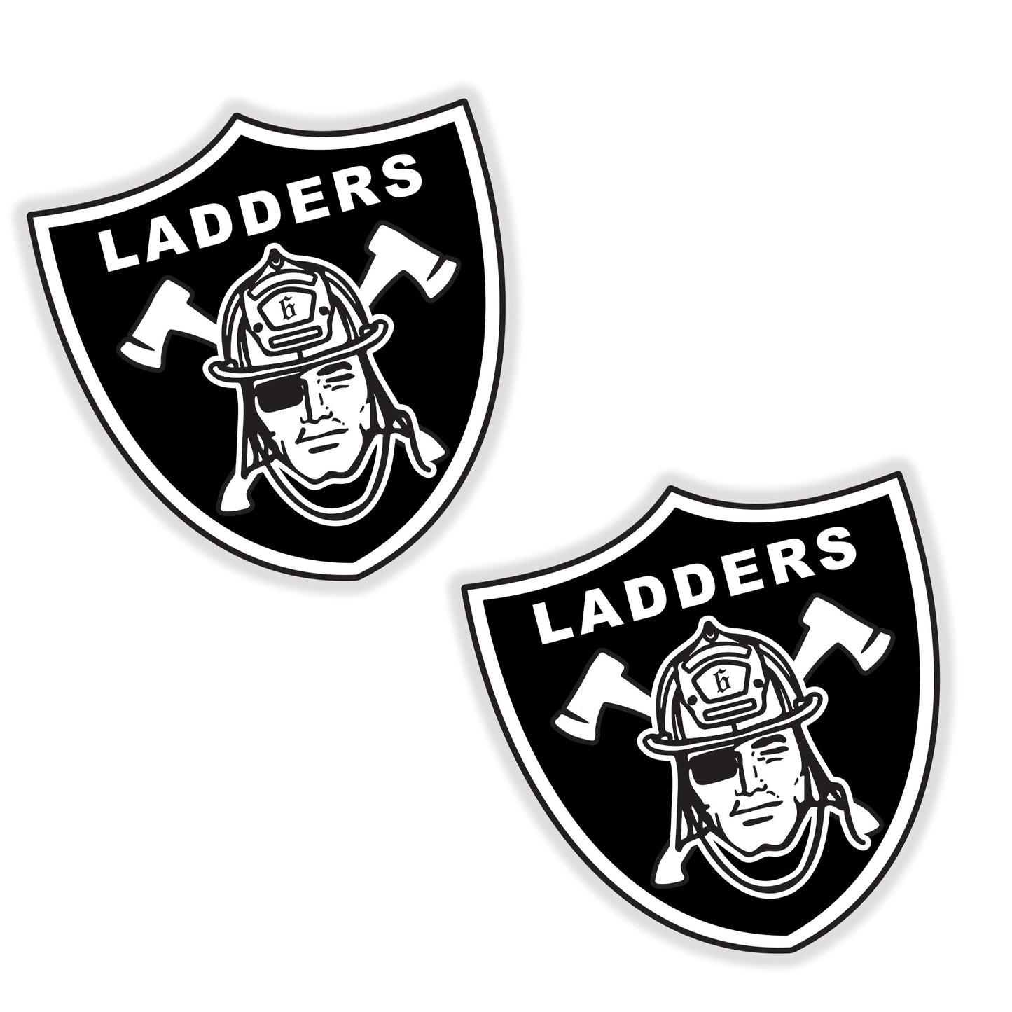 Ladder Nation Helmet Sticker "Pair"